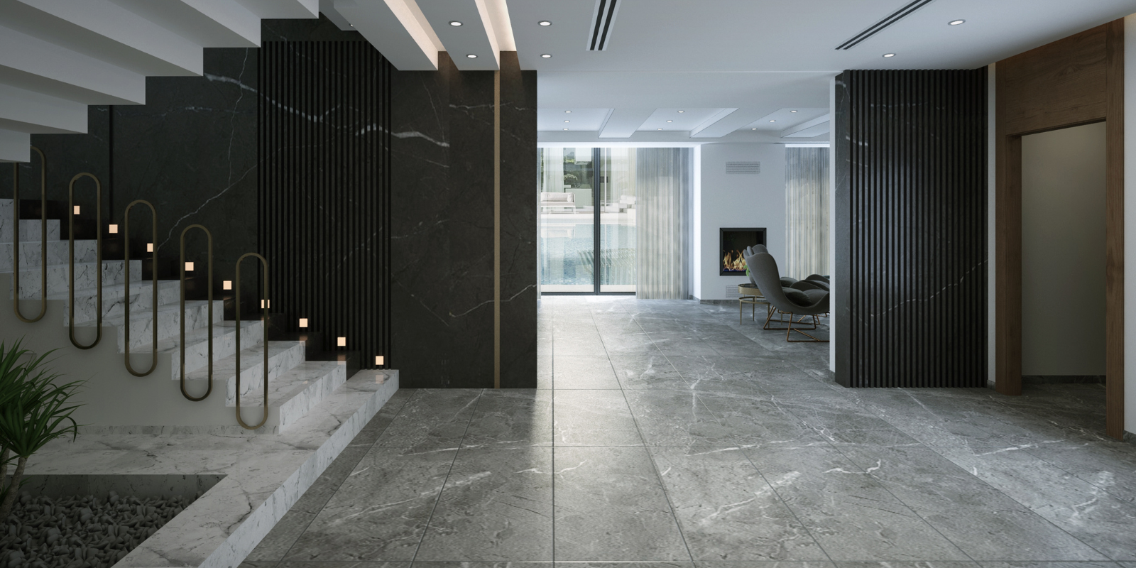 Montaj profesional gresie  și faianță pentru terase,  spații comerciale și industriale realizat de Alex Ceramo Expert